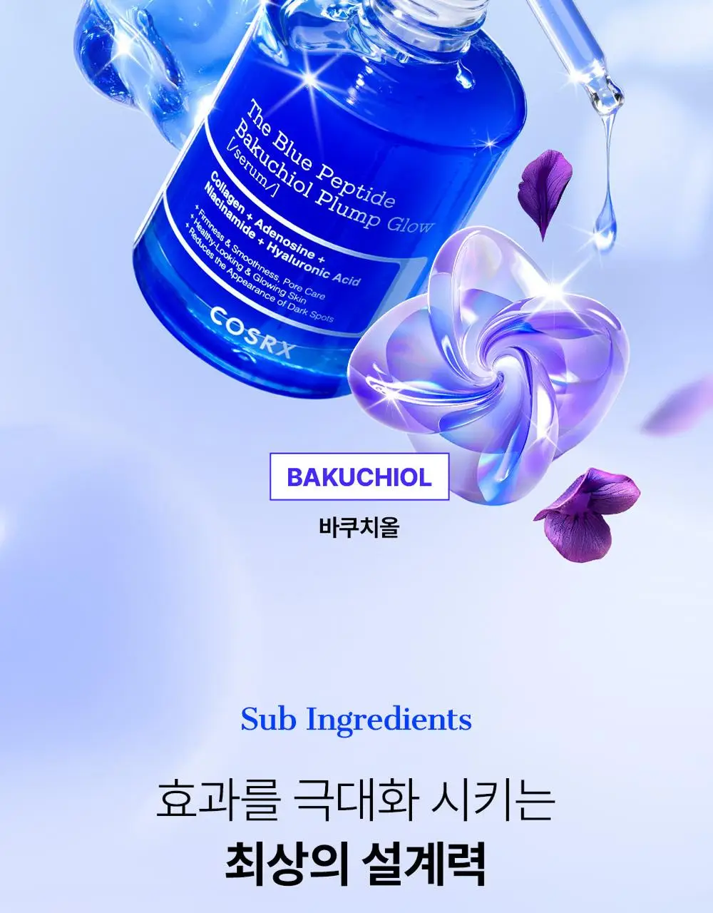[결광]코스알엑스 더 블루 펩타이드 바쿠치올 플럼프 글로우 세럼 50ml 상세페이지 29